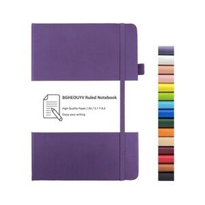 Notebook Journal, College Ruled Notebook Lined A5 160 Pages,Hard Cover Journals